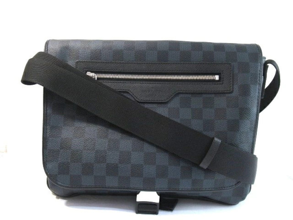 LOUIS VUITTON Damier Cobalt Blue Matchpoint Messenger Shoulder Bag